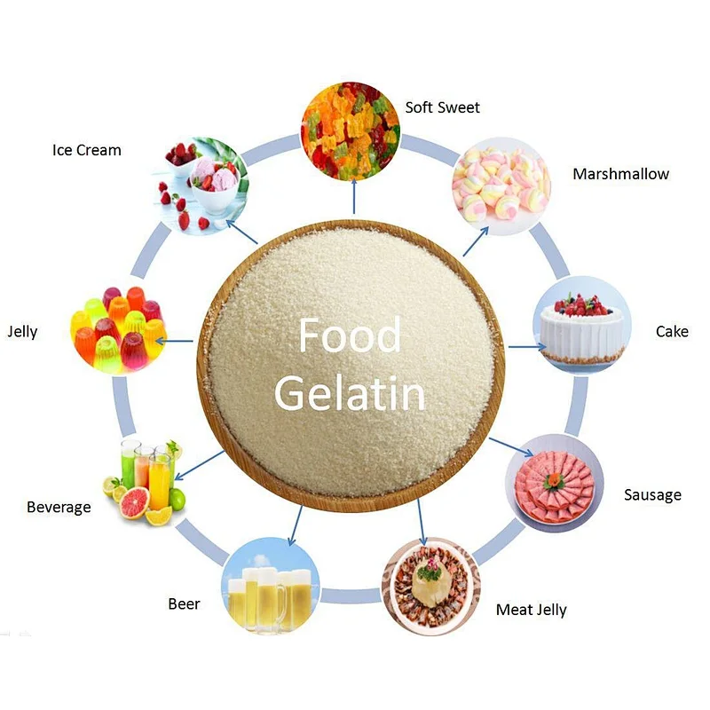 Halal Beef Gelatin Powder High Quality Gelatin for Sausage